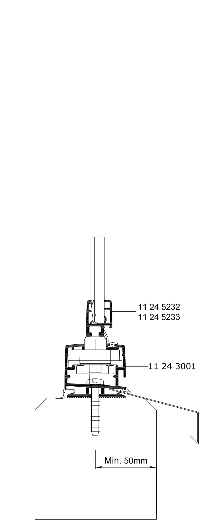 Standard lower profile with water sill